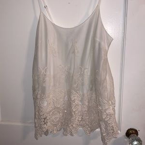 Lace tank top